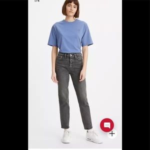 Levi’s Wedgie Faded Black jeans